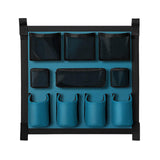 Maxbell Horse Trailer Grooming Bag Organizer Stall Equine Long Caddy blue