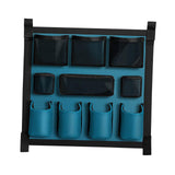 Maxbell Horse Trailer Grooming Bag Organizer Stall Equine Long Caddy blue
