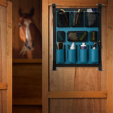 Maxbell Horse Trailer Grooming Bag Organizer Stall Equine Long Caddy blue