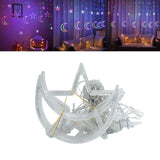 Maxbell Moon Star String Lights Hanging Lights Curtain Lights for Home Colorful