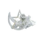 Maxbell Moon Star String Lights Hanging Lights Curtain Lights for Home Warm White