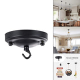 Maxbell Ceiling Light Canopy Kit Metal Ceiling Hook Plate Holder Easily Install