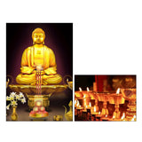 Maxbell LED Electronic Incense Burner Vintage Style Censer for Buddha Temple Worship