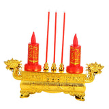 Maxbell LED Electronic Incense Burner Vintage Style Censer for Buddha Temple Worship