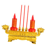 Maxbell LED Electronic Incense Burner Vintage Style Censer for Buddha Temple Worship