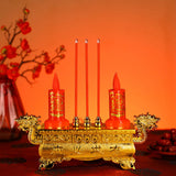 Maxbell LED Electronic Incense Burner Vintage Style Censer for Buddha Temple Worship