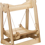 Maxbell Cat Hammock Bed Lounger Scratching Rope Pet Hanging Swing for Rabbit Kitten Ear Wood