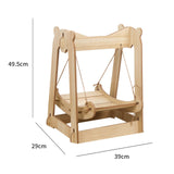 Maxbell Cat Hammock Bed Lounger Scratching Rope Pet Hanging Swing for Rabbit Kitten Ear Wood