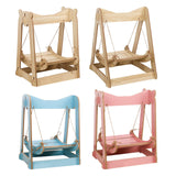 Maxbell Cat Hammock Bed Lounger Scratching Rope Pet Hanging Swing for Rabbit Kitten Ear Wood