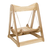 Maxbell Cat Hammock Bed Lounger Scratching Rope Pet Hanging Swing for Rabbit Kitten Triangle Wood
