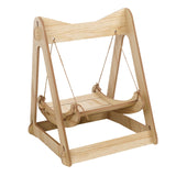 Maxbell Cat Hammock Bed Lounger Scratching Rope Pet Hanging Swing for Rabbit Kitten Triangle Wood