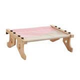 Maxbell Cat Window Perch Hammock Seat Cat Shelf Durable for Indoor Cats Space Saving Grey Pink