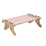 Maxbell Cat Window Perch Hammock Seat Cat Shelf Durable for Indoor Cats Space Saving Grey Pink