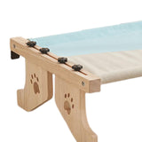 Maxbell Cat Window Perch Hammock Seat Cat Shelf Durable for Indoor Cats Space Saving Gray Blue