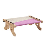 Maxbell Cat Window Perch Hammock Seat Cat Shelf Durable for Indoor Cats Space Saving Gray Violet
