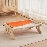 Maxbell Cat Window Perch Hammock Seat Cat Shelf Durable for Indoor Cats Space Saving Grey Orange