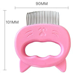 Maxbell Pets Massage Comb Cleaning Brush Tool Cats Medium Dogs Deshedding Brush Pink