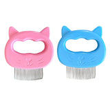 Maxbell Pets Massage Comb Cleaning Brush Tool Cats Medium Dogs Deshedding Brush Pink