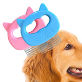 Maxbell Pets Massage Comb Cleaning Brush Tool Cats Medium Dogs Deshedding Brush Pink