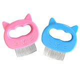 Maxbell Pets Massage Comb Cleaning Brush Tool Cats Medium Dogs Deshedding Brush Pink