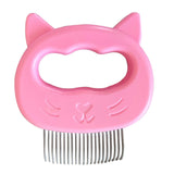 Maxbell Pets Massage Comb Cleaning Brush Tool Cats Medium Dogs Deshedding Brush Pink