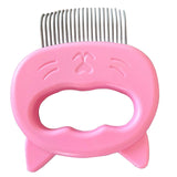 Maxbell Pets Massage Comb Cleaning Brush Tool Cats Medium Dogs Deshedding Brush Pink