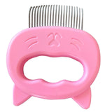 Maxbell Pets Massage Comb Cleaning Brush Tool Cats Medium Dogs Deshedding Brush Pink