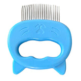 Maxbell Pets Massage Comb Cleaning Brush Tool Cats Medium Dogs Deshedding Brush Blue