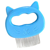 Maxbell Pets Massage Comb Cleaning Brush Tool Cats Medium Dogs Deshedding Brush Blue