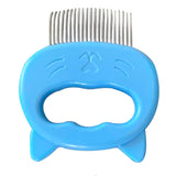 Maxbell Pets Massage Comb Cleaning Brush Tool Cats Medium Dogs Deshedding Brush Blue