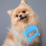 Maxbell Pets Massage Comb Cleaning Brush Tool Cats Medium Dogs Deshedding Brush Blue