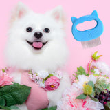 Maxbell Pets Massage Comb Cleaning Brush Tool Cats Medium Dogs Deshedding Brush Blue