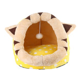 Maxbell Cat House Dog Nest Dog Bed Removable Cushion Kennel Cat Beds for Indoor Cats S  Cat