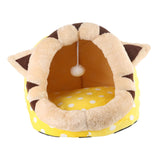 Maxbell Cat House Dog Nest Dog Bed Removable Cushion Kennel Cat Beds for Indoor Cats M  Cat