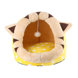 Maxbell Cat House Dog Nest Dog Bed Removable Cushion Kennel Cat Beds for Indoor Cats L  Cat