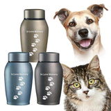 Maxbell Pet Urns Remembrance Loose Memorial Pets Gift Casket Cremation Memorial Urn Aureate