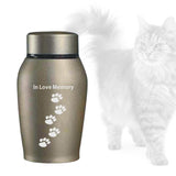 Maxbell Pet Urns Remembrance Loose Memorial Pets Gift Casket Cremation Memorial Urn Aureate