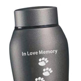 Maxbell Pet Urns Remembrance Loose Memorial Pets Gift Casket Cremation Memorial Urn Gray
