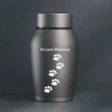 Maxbell Pet Urns Remembrance Loose Memorial Pets Gift Casket Cremation Memorial Urn Gray