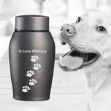 Maxbell Pet Urns Remembrance Loose Memorial Pets Gift Casket Cremation Memorial Urn Gray