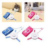 Maxbell 2 in 1 Electric Cat Toys Indoor Interactive Cat Toy for Cat Kitty Kitten Blue