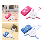 Maxbell 2 in 1 Electric Cat Toys Indoor Interactive Cat Toy for Cat Kitty Kitten Blue