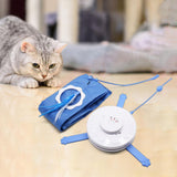 Maxbell 2 in 1 Electric Cat Toys Indoor Interactive Cat Toy for Cat Kitty Kitten Blue