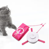 Maxbell 2 in 1 Electric Cat Toys Indoor Interactive Cat Toy for Cat Kitty Kitten Red