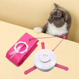 Maxbell 2 in 1 Electric Cat Toys Indoor Interactive Cat Toy for Cat Kitty Kitten Red