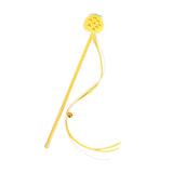 Maxbell Cat Teaser Wand Interactive Kitten Toy Indoor with Bell Chewing Toy Catcher Pineapple