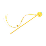 Maxbell Cat Teaser Wand Interactive Kitten Toy Indoor with Bell Chewing Toy Catcher Pineapple