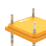 Maxbell Electric Warmer Chick Cage Heater Poultry Stay Warm Brooder Heating Plate Yellow 30.7x30.7cm