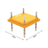 Maxbell Electric Warmer Chick Cage Heater Poultry Stay Warm Brooder Heating Plate Yellow 30.7x30.7cm