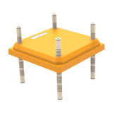 Maxbell Electric Warmer Chick Cage Heater Poultry Stay Warm Brooder Heating Plate Yellow 30.7x30.7cm